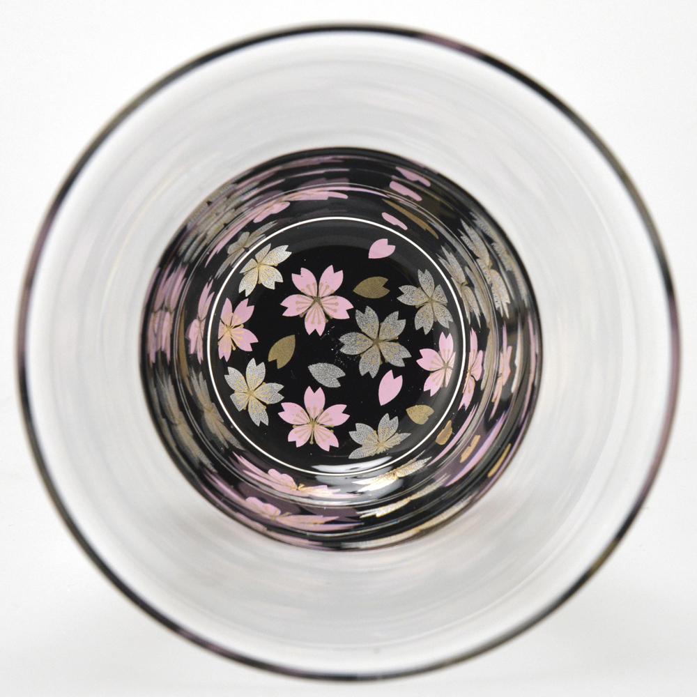 ぬりもん de Verre フリーグラス 蒔絵 桜 ペアセット