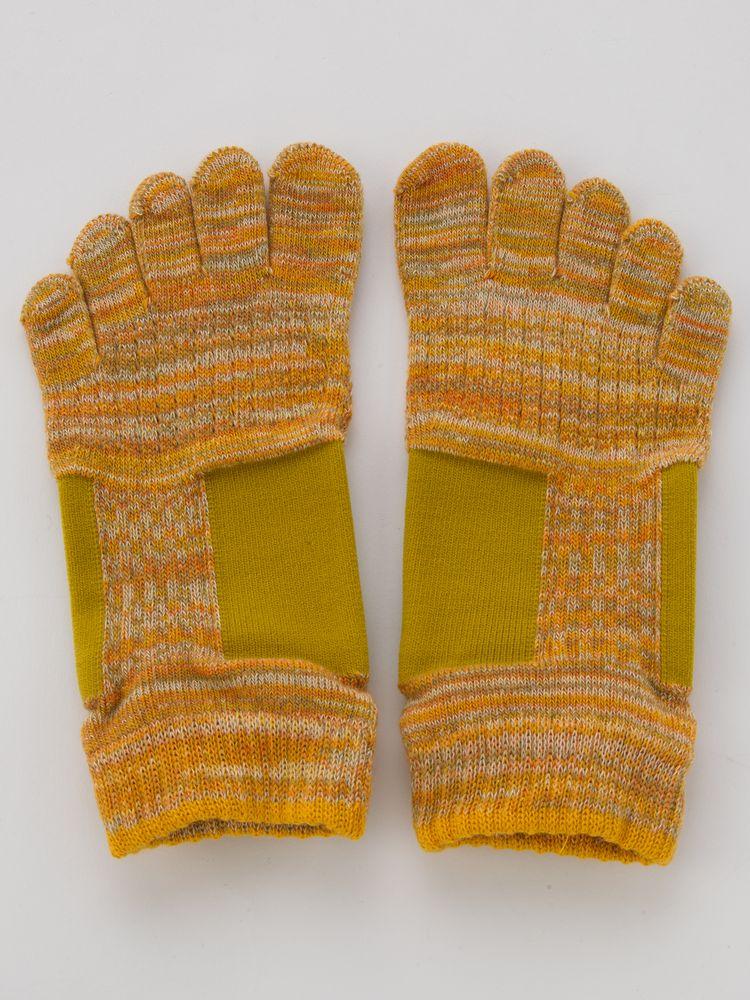 knitido+ブランド 5本指ソックス2足セットB(23~25cm)