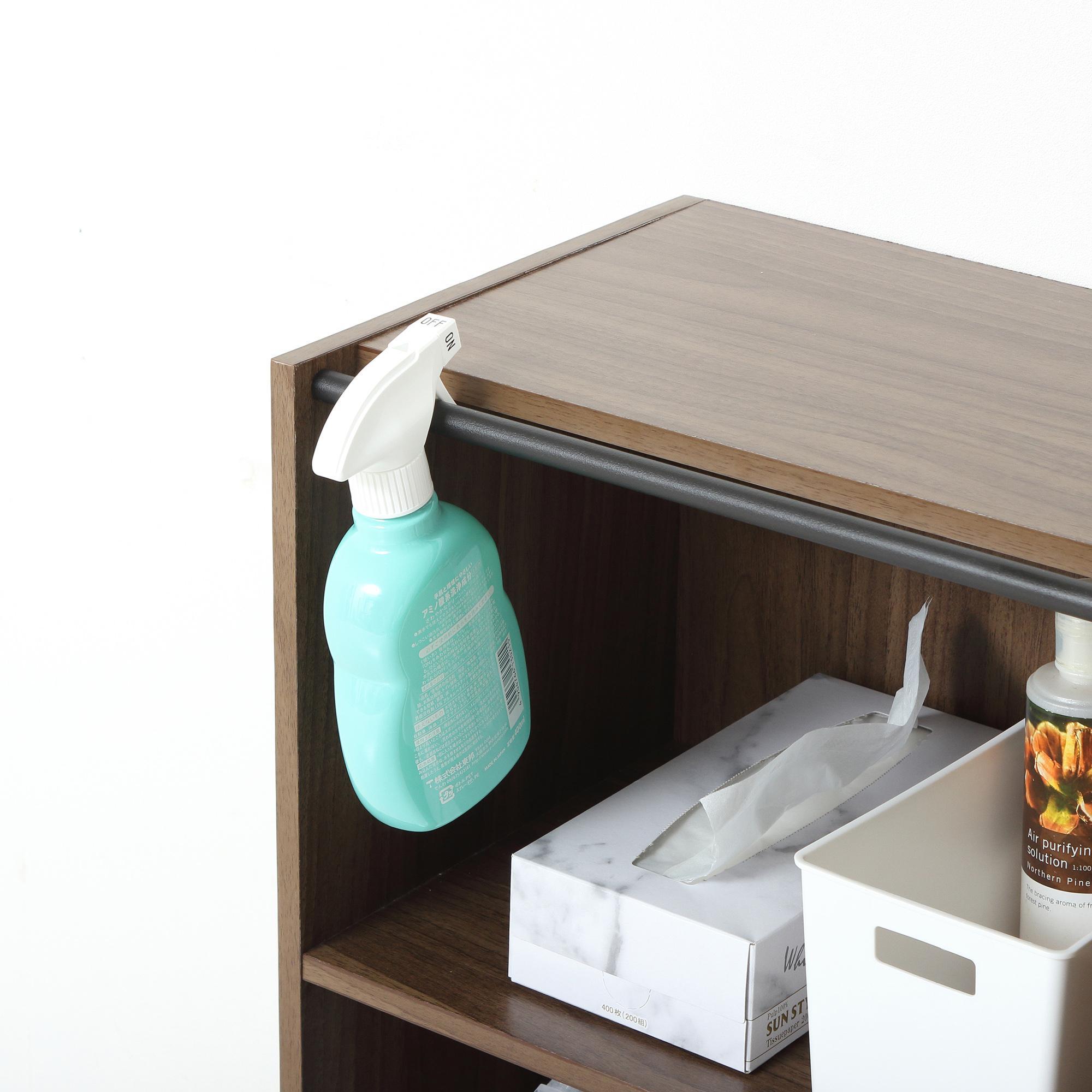 パイプハンガー付 カラーボックス