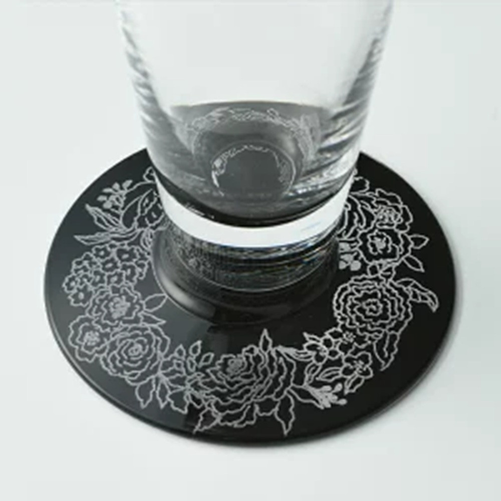 みよし漆器本舗 紀州塗り ぬりもん de Verre ピルスナーグラス ペアセット 金 銀 ボタニカル 285ml