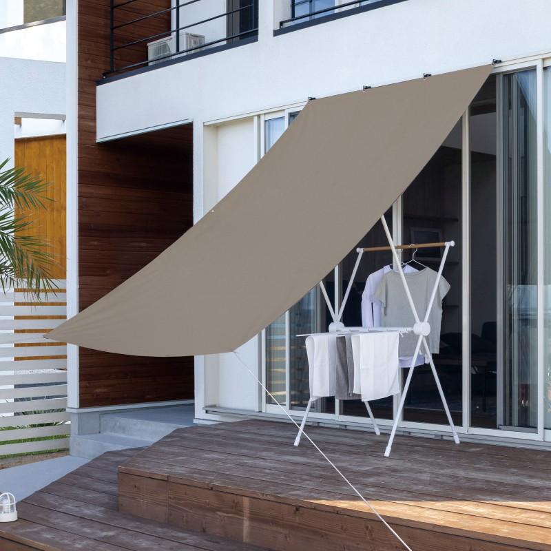 58412300 雨よけシェード W カーキ 1.8×3m