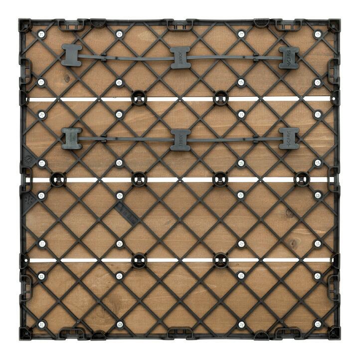 39160800 敷くだけデッキ 天然木 9枚組