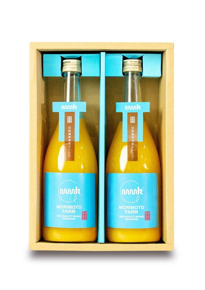 森本農園の清見100%ジュース約720ml×2本入 和歌山県産 ギフト【北海道・沖縄・離島配送不可】