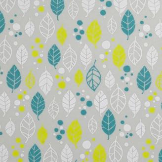 タツクラフト 友禅染和紙トレー L 39cm ２枚セット ウインターリーフ グレー