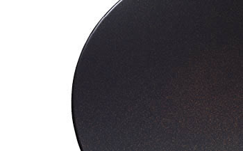 10.0丸盆　溜塗　貝張やまと梅