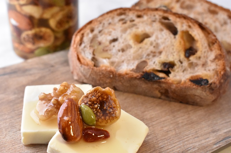 ナッツの蜂蜜漬 峠プレミアム小瓶2種セット【萌(MOE)】【爛(RAN)】 【SW17】