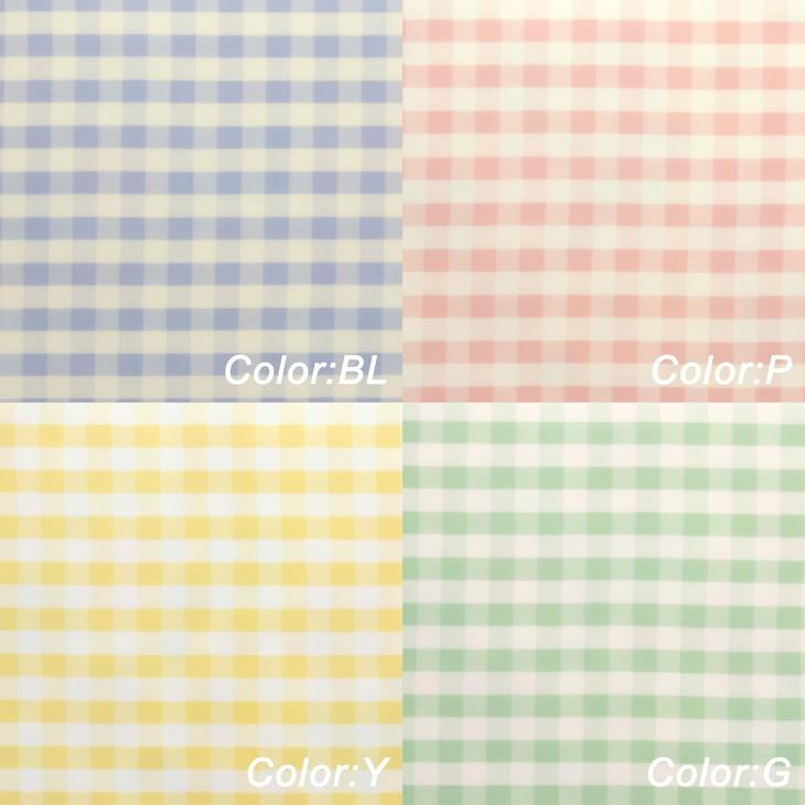 【ブルー×ピンク2枚組】ST ランチョン トレー L 39cm ミルキー チェック タツクラフト 【Tk101】