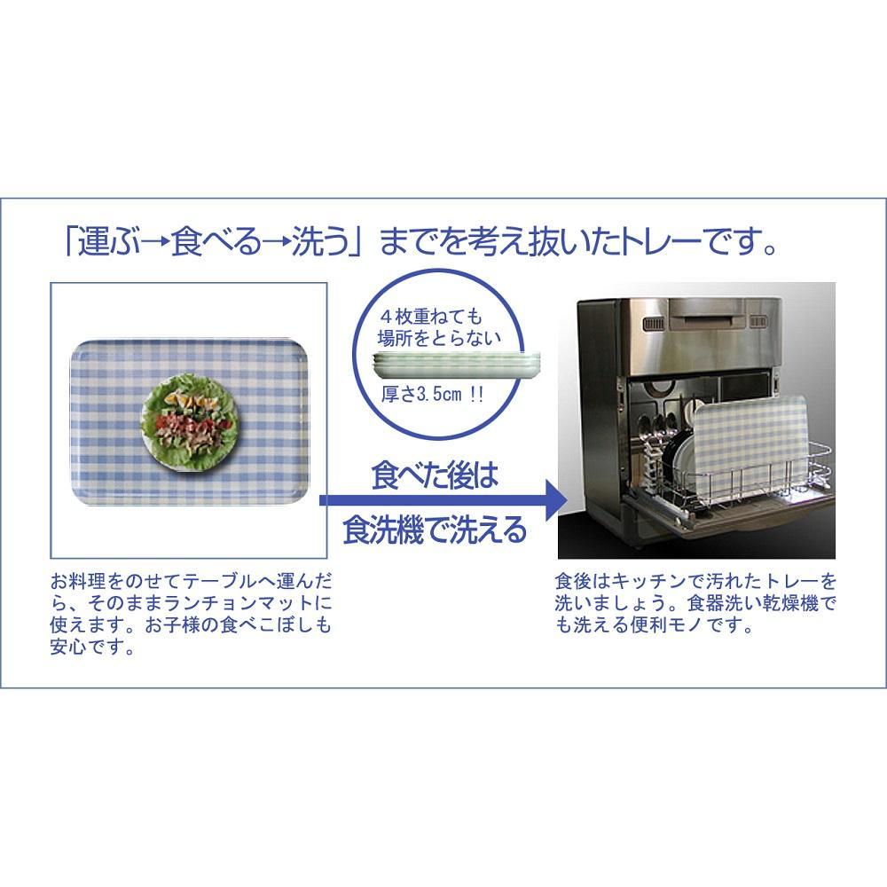 【ピンク２枚組】SRトレー M 33cm チェック タツクラフト 【Tk192】
