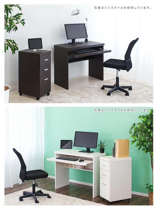 パソコンデスク（フロアタイプ） 鏡面ブラック AKS100962003