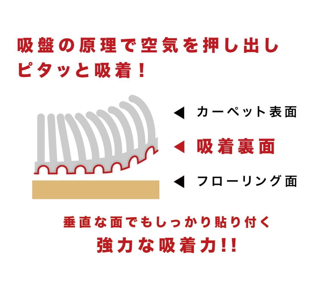 A4 薄型吸着タイルマット 約30cm×20cm 5枚入 グレー A4 吸着マット 薄型 5枚セット 吸着タイルカーペット 拡張マット 日本製 洗える カーペット BTS102213102