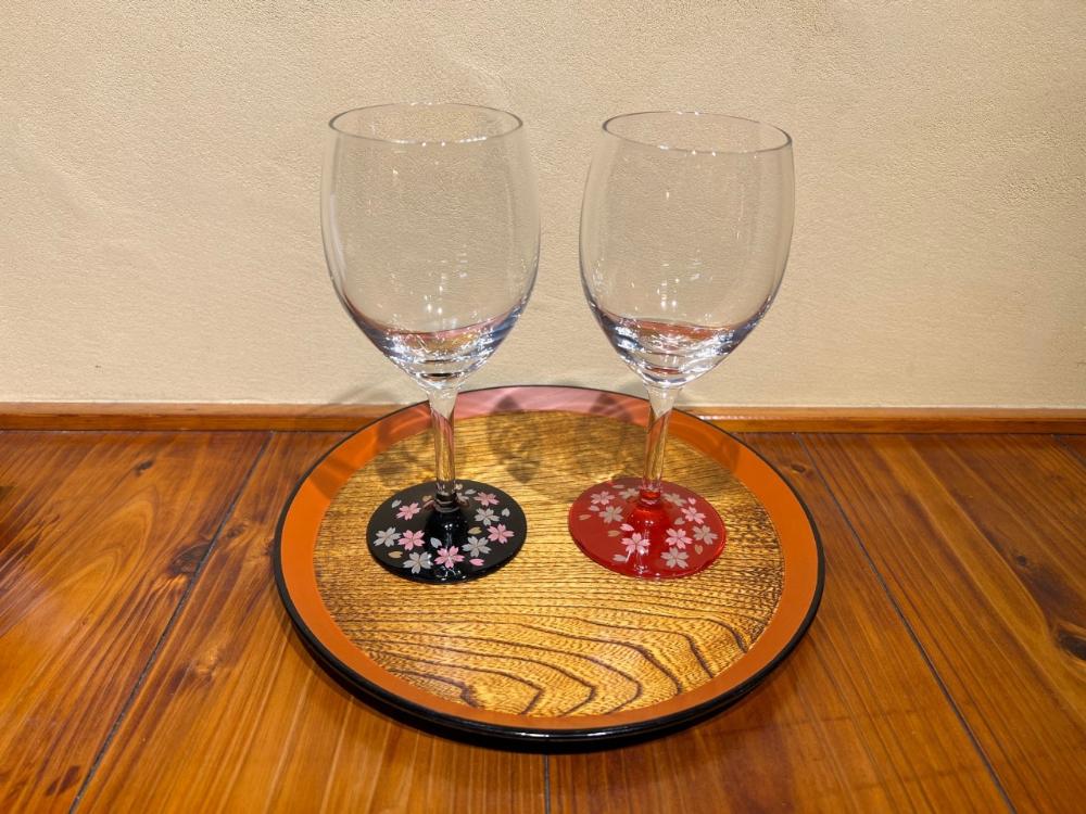 紀州の地酒　大吟醸　一掴　　大吟醸　紀伊国屋文左衛門　黒　紀州塗り　ぬりもんde Verreグラス2個セット