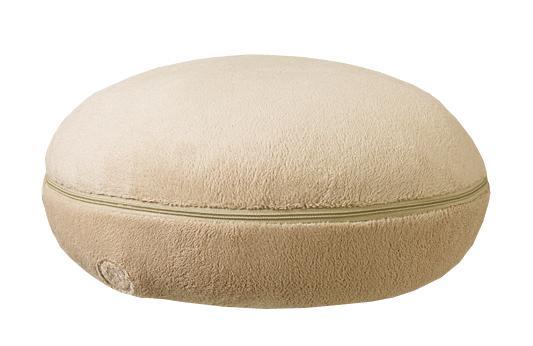 マッサージクッション　プチシフォン　ベージュ