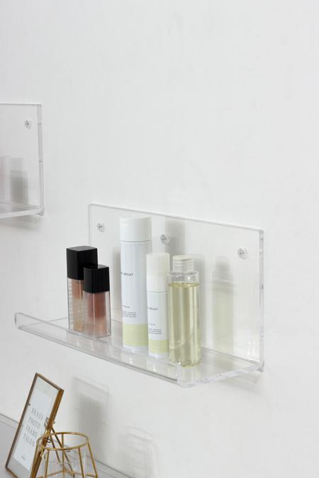 アクリリック ウォールシェルフ W38深型2個組