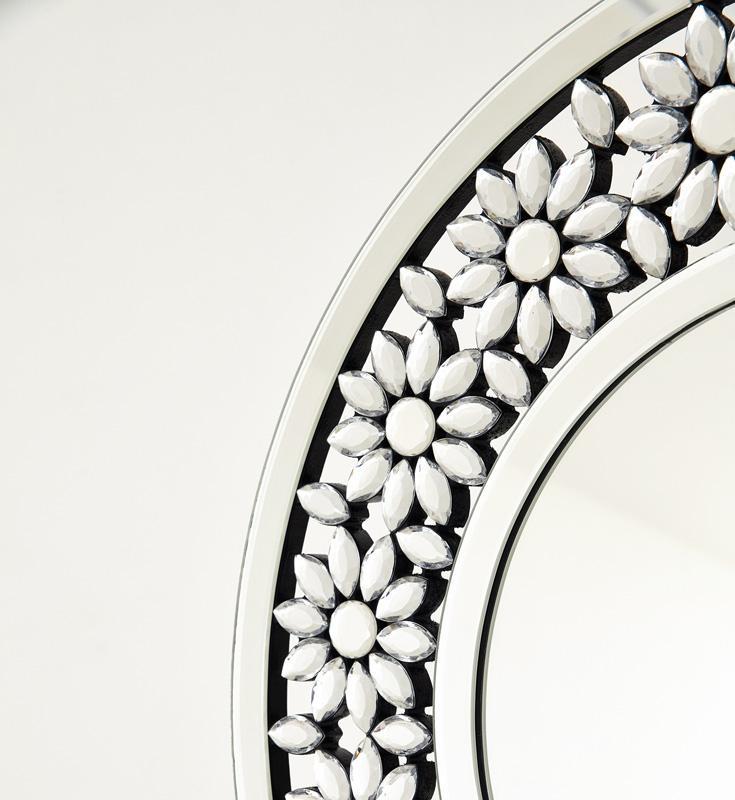 New丸形ミラーフラワー