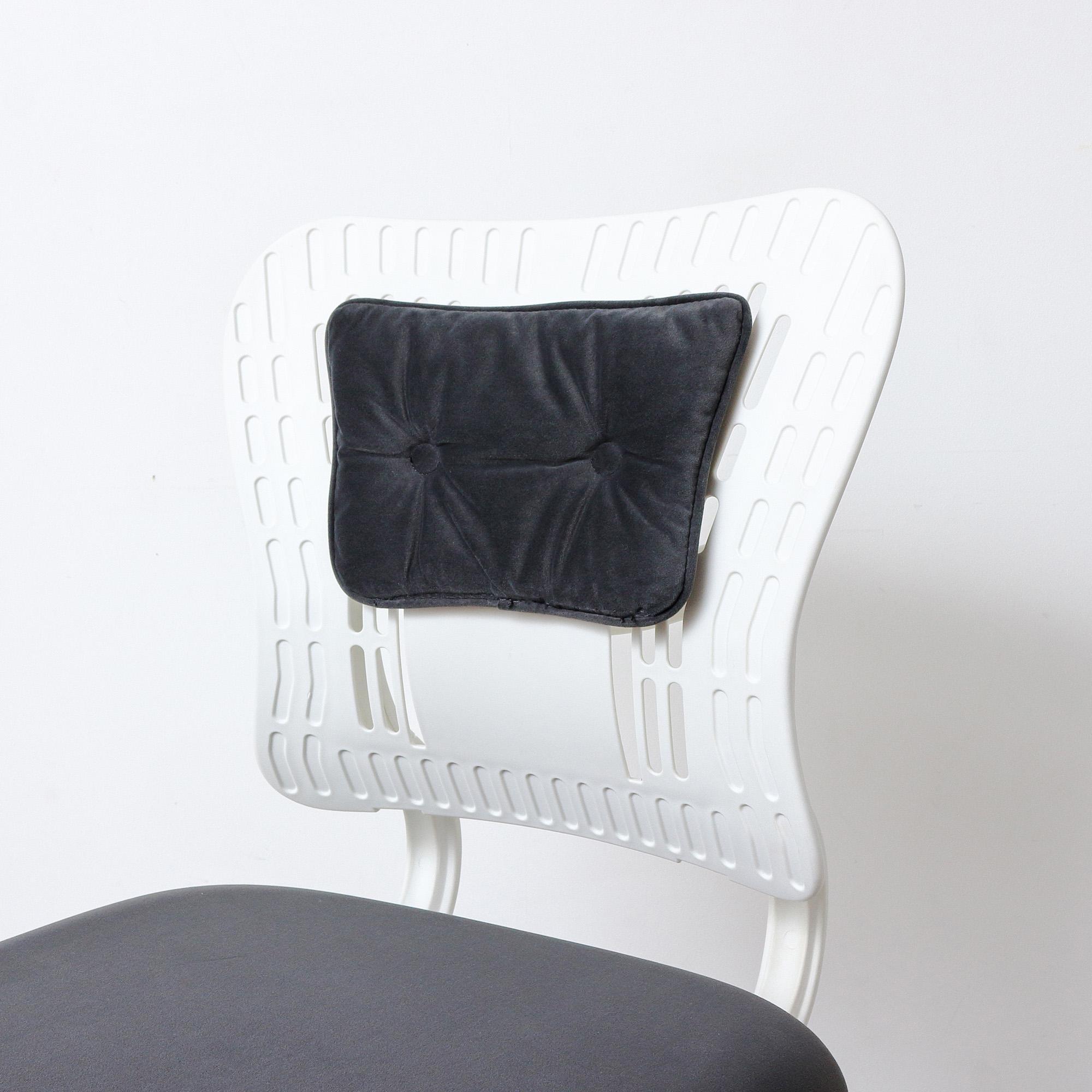 コンフィ オフィスチェア グレーホワイト