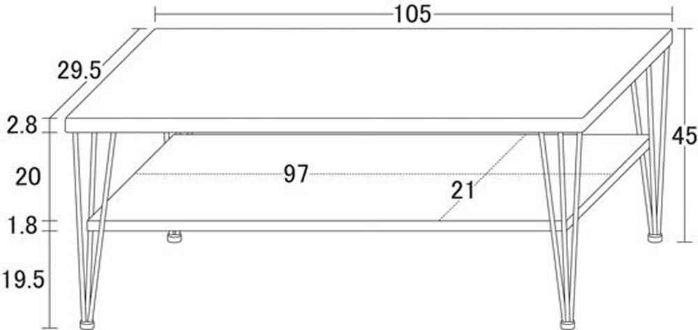 アートテレビ台 W105 ヴィンテージブラウン 家具 収納