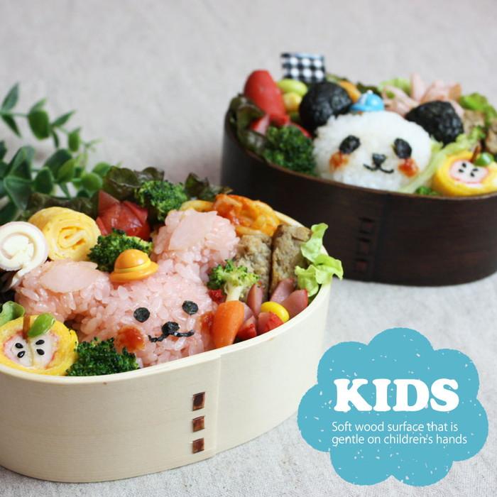 まげワッパくん 曲げわっぱ 弁当箱 Hinata 350ml 紀州漆器【漆塗り】  みよし漆器本舗 紀州塗り