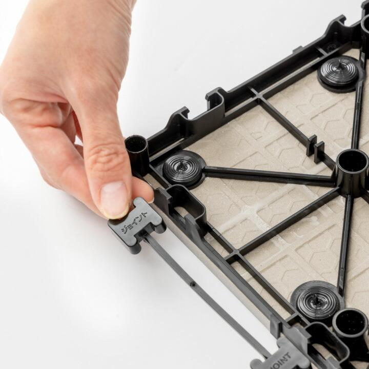 39130100 敷くだけタイル 磁器 ベージュ 9枚組