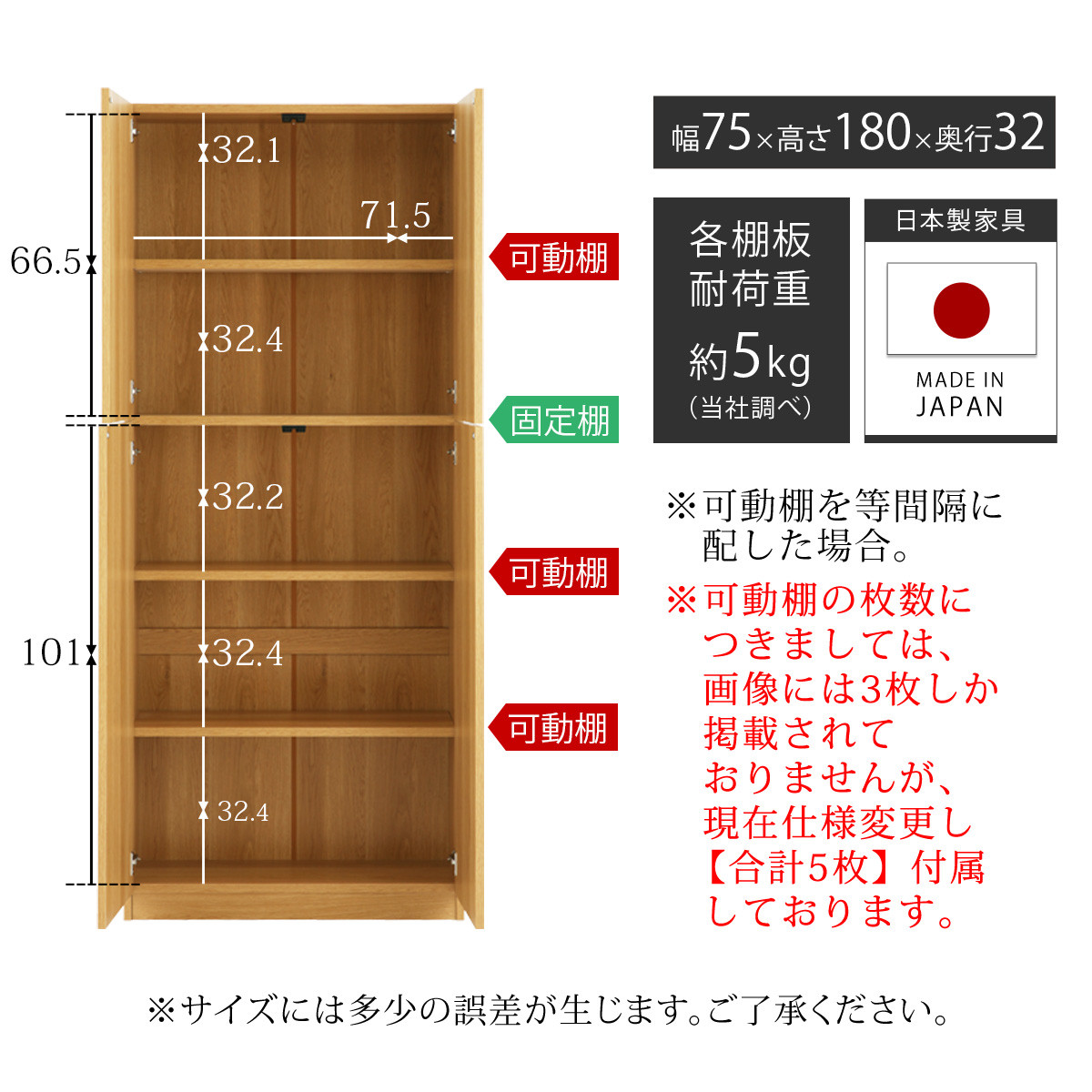 【完成品でお届け】壁面収納〔幅75cm・本体〕（ホワイト）壁面収納 本棚 扉付き 収納 棚 cdラック dvdラック 収納棚 リビング オフィス 台所 キッチン 書斎 木製 国産 マグネット ラック シェルフ 漫画 扉付き収納 整理棚 書棚 おしゃれ LKANCB310750-0-WH