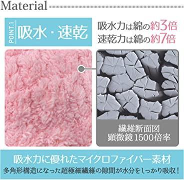 吸水 速乾 マイクロファイバー ヘアバンド 【うさみみ】