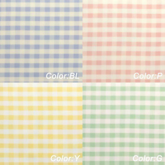 【ピンク×イエロー2枚組】タツクラフト ST ランチョン トレー M 33cm ミルキー チェック