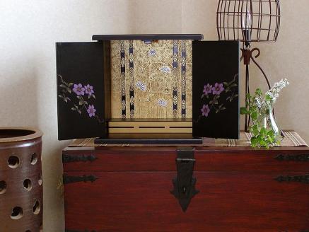 タツクラフト 紀州塗り ミニ仏壇 小 鉄仙