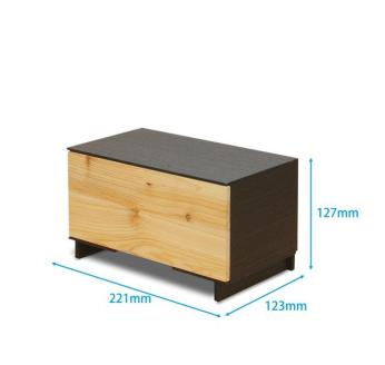 タツクラフト ひのき張り マスク収納ボックス 1段