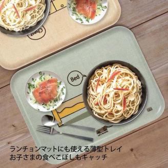 ネコダラトレイM角2枚セット「チェストは閉めておこうね」「ベッドの暖かいとこ」 ネコだらけ 猫グッズ	