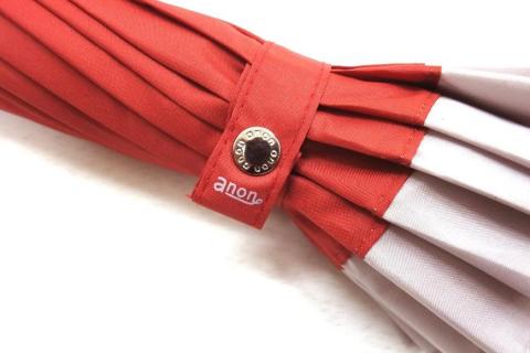 【ふるさと納税】傘　紀州漆器アンブレラ　【グラデーションレッド】 16本骨和傘　レディース ｜ 女性　婦人　風に強い丈夫なグラスファイバー骨　カバー付き