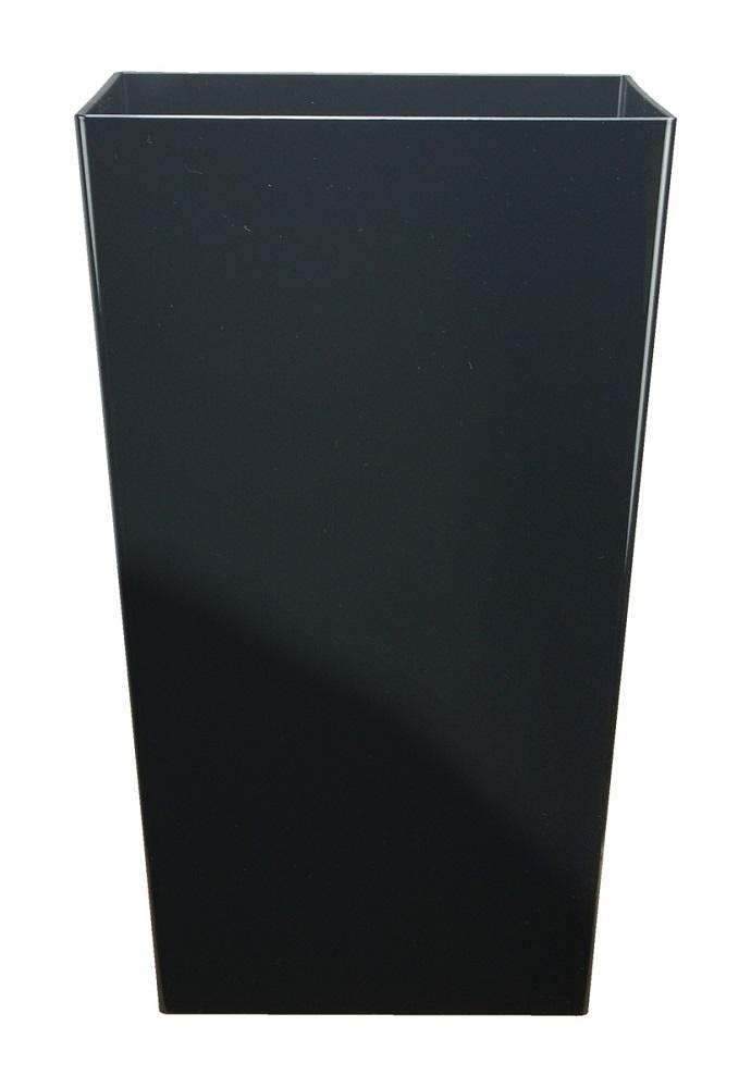 蒔絵調 ダストボックス M角 6.7L 紫陽花ブラック タツクラフト 【Tk141】