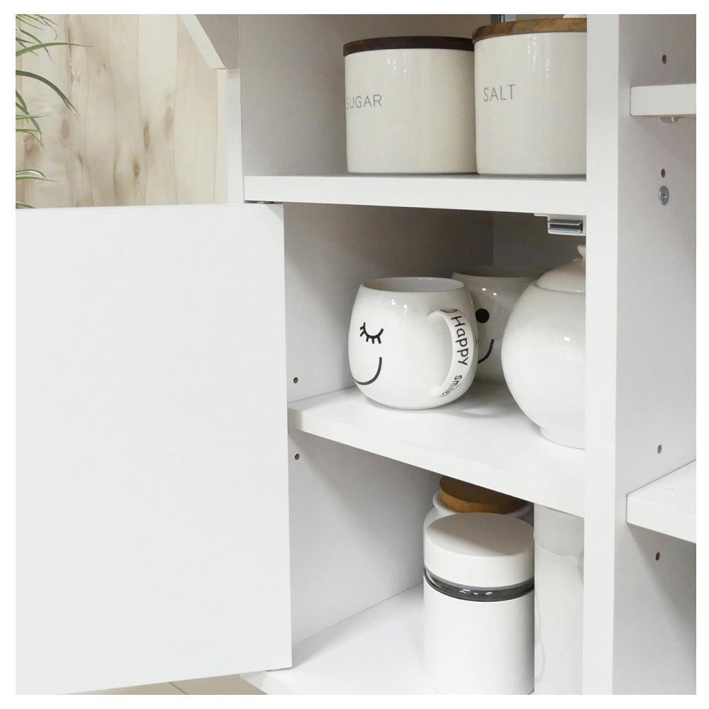 バタ式キッチンワゴン60 ホワイト AKU101177801