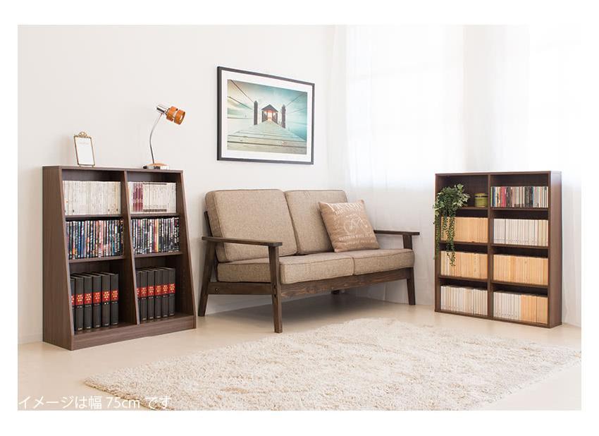 大容量ホームシェルフ W60 ウォルナット AKU100162703