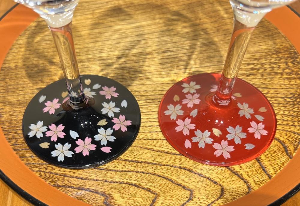 紀州の地酒　大吟醸　一掴　　大吟醸　紀伊国屋文左衛門　黒　紀州塗り　ぬりもんde Verreグラス2個セット