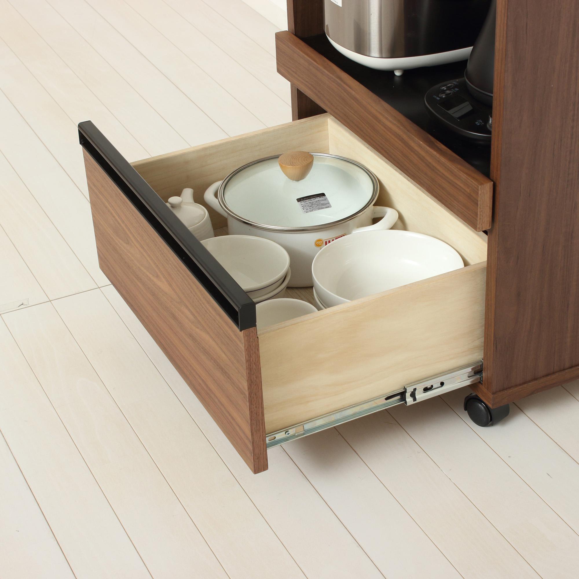 コンパクトレンジワゴン ブラウン