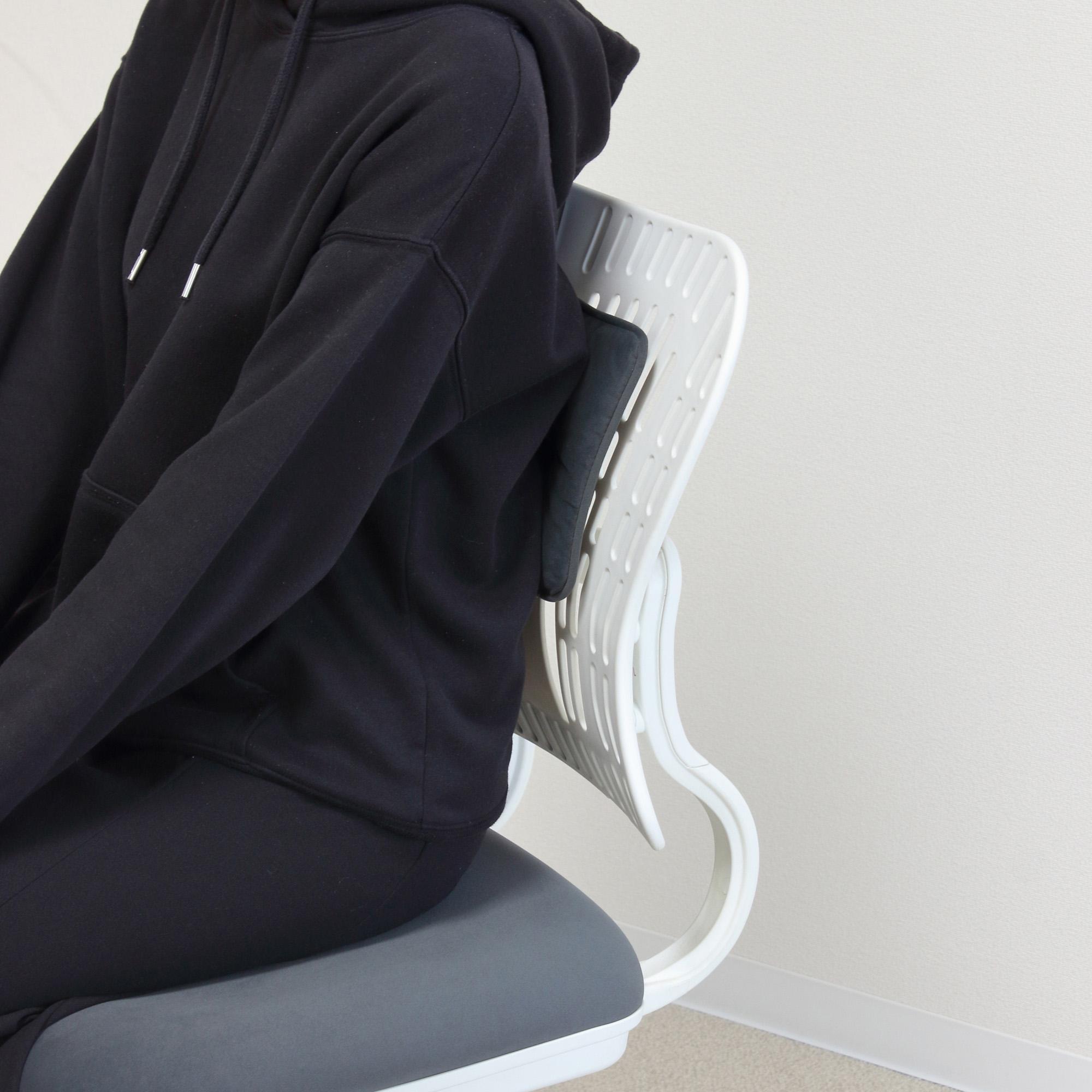 コンフィ オフィスチェア グレーホワイト