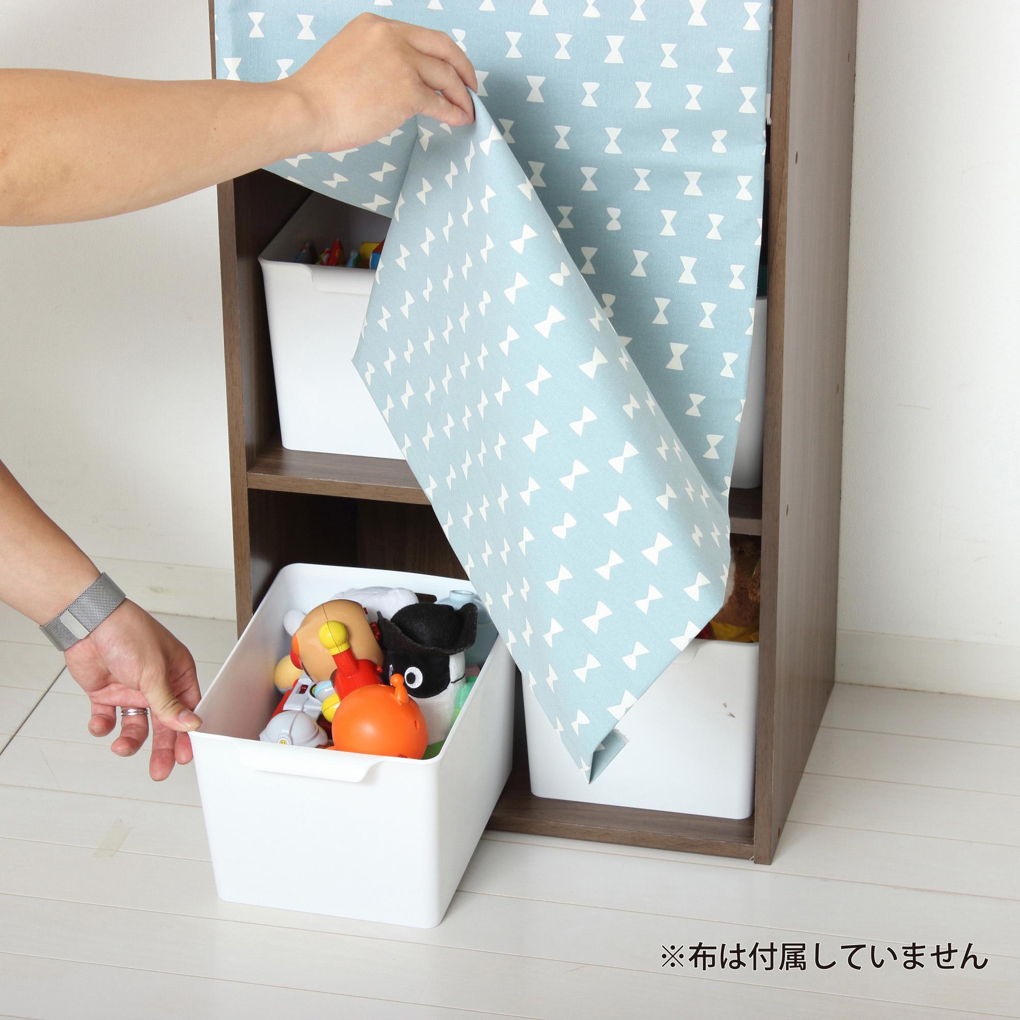 パイプハンガー付 カラーボックス