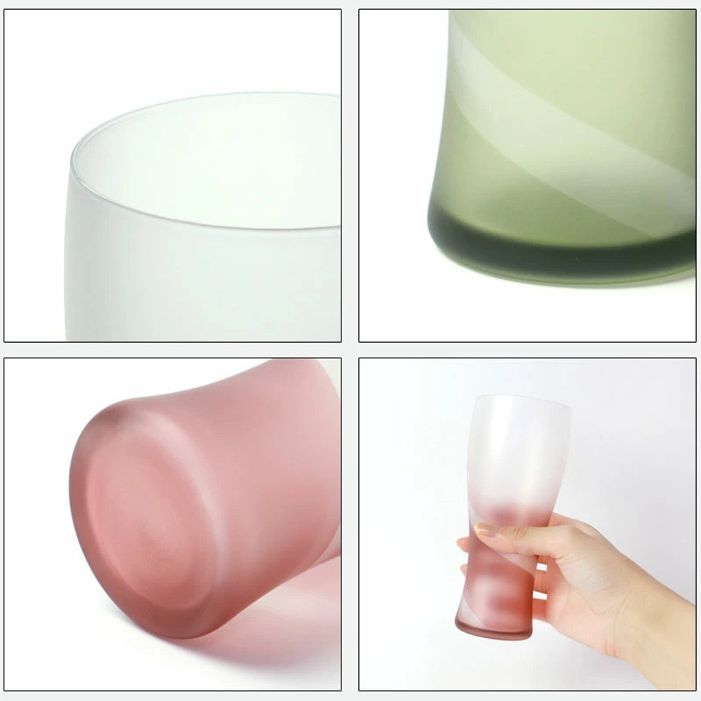 みよし漆器本舗 ぬりもん de Verre ビアグラス 単品 335ml シルキーライン 紀州塗り グリーン