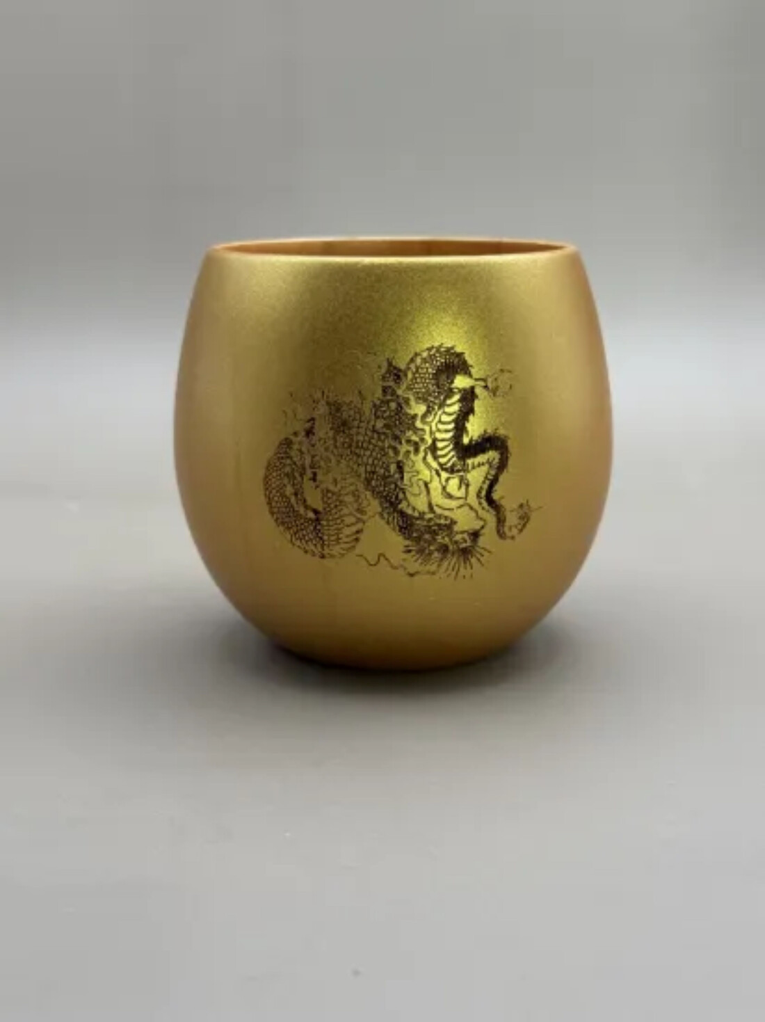 コーヒーカップ 金龍・銀龍 2個セット（桐箱入り）