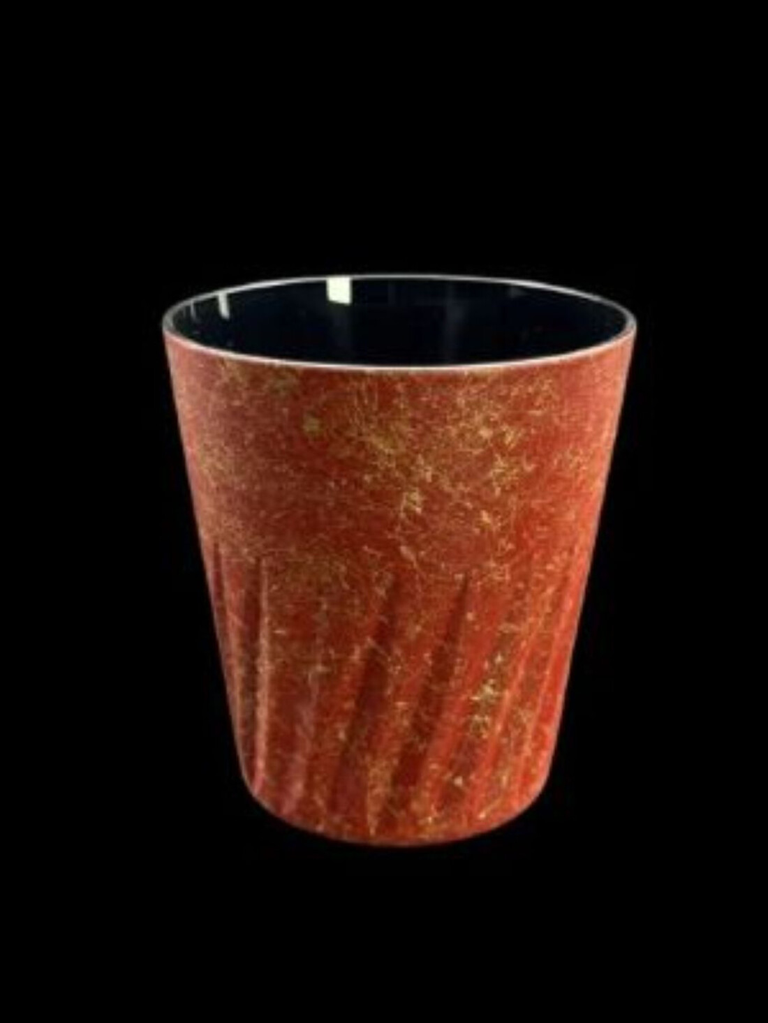 ロックグラス315 乱糸(マット仕上げ)本朱