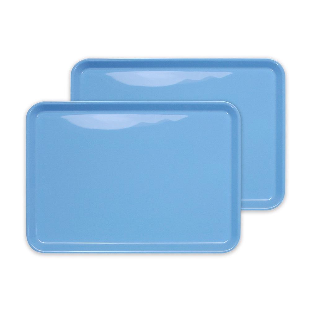 カラフルピノトレー M 33cm ブルー 2枚組 タツクラフト 【Tk43】