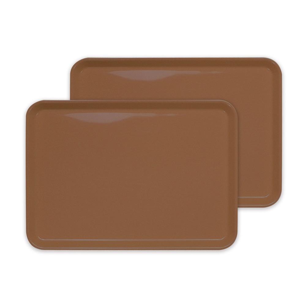 カラフルピノトレー M 33cmブラウン 2枚組 タツクラフト 【Tk54】