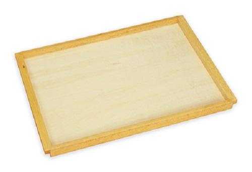 タツクラフト すべり止め付 木製 トレー 38cm ナチュラル 【Tk245】