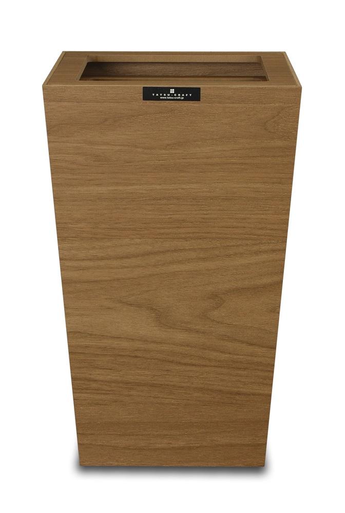 タツクラフト Bosk バスク ダストボックス スクエア 7Lブラウン 【Tk297】