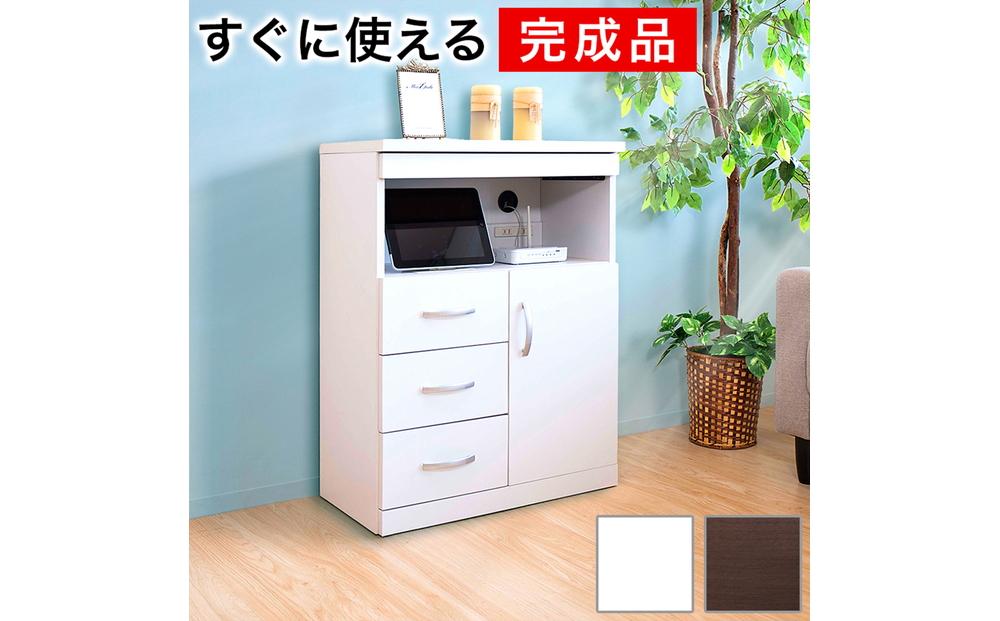 ランスタンドFAX台 完成品 ホワイト sb213269300301