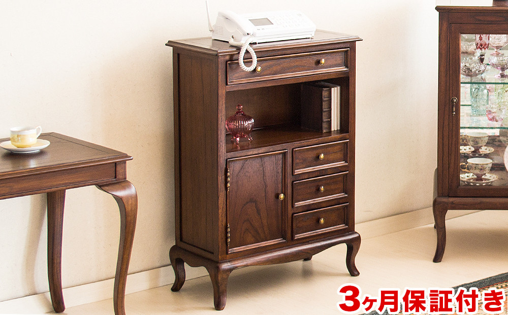 ウェール FAX台 アンティーク調 AKU1001427