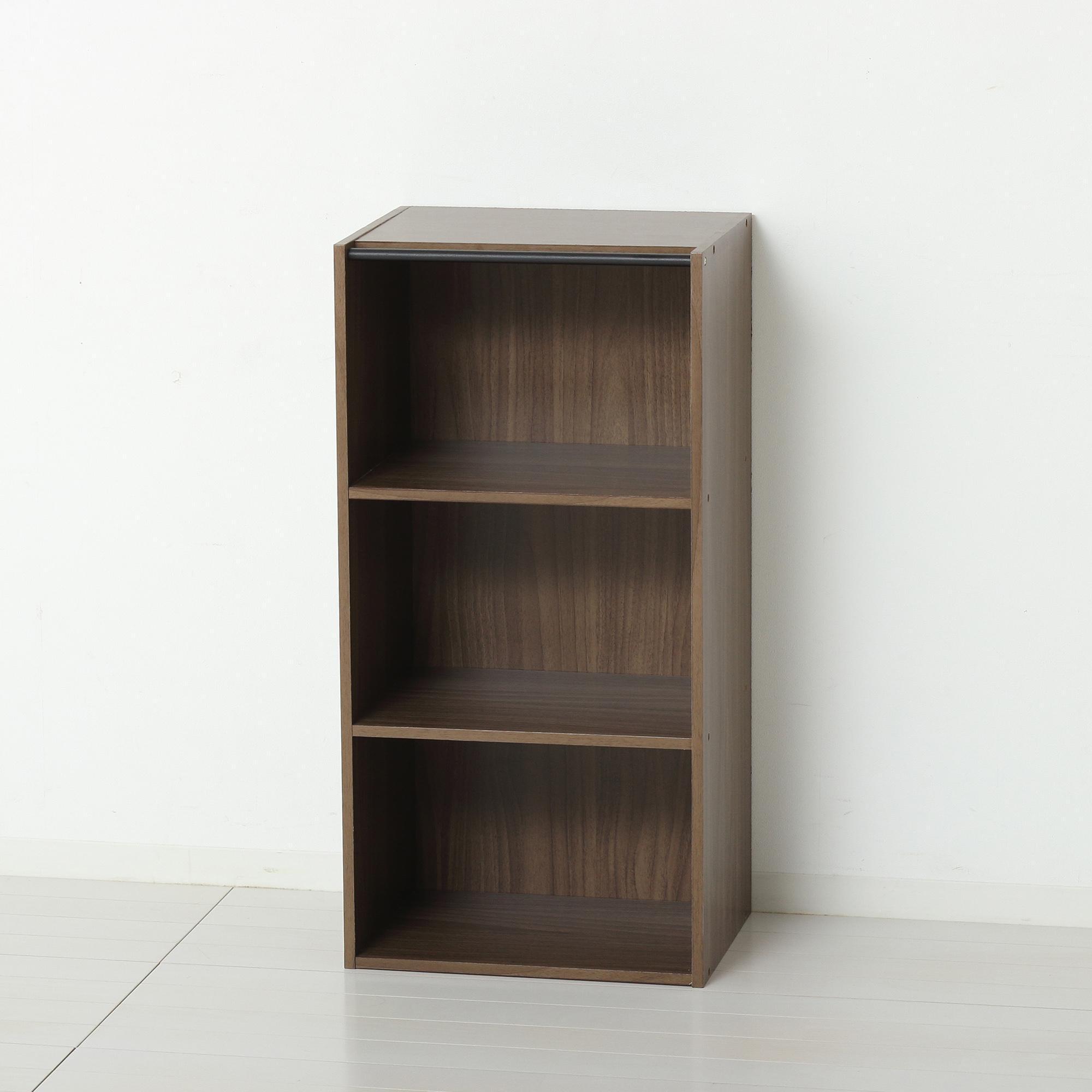 パイプハンガー付 カラーボックス