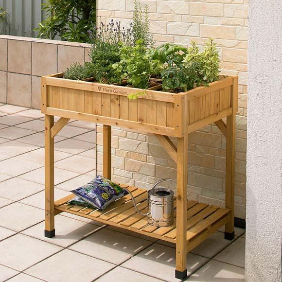 57937200 レイズドベッド ハーブプランター ナチュラル