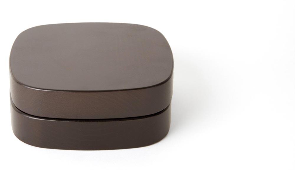 ◇紀州桧弁当箱 タイプVM DBR ナノコート 弁当包みセット【オハナ】