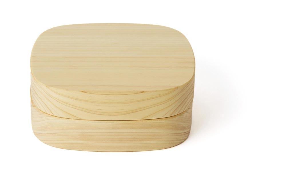 ◇紀州桧弁当箱 タイプVM NA ナノコート 弁当包みセット【モクヘン】