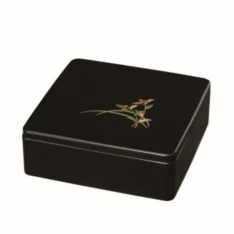 6.0寸 一段重箱 総黒 つゆ草